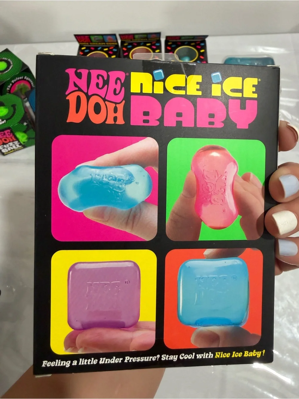 NeeDoh Sensory Toy Squishy Stress Reliever Lot of 9 Individual Items New Viral !